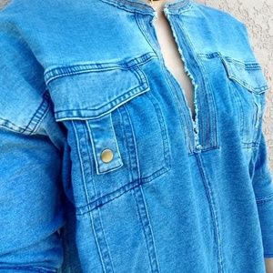 Free People "Ratio" V-Neck Chambay Tunic